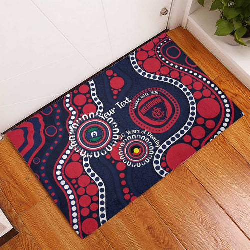Melbourne NAIDOC Week 2026 Personalised Rubber Doormat 50 Years of Deadly Aboriginal Art