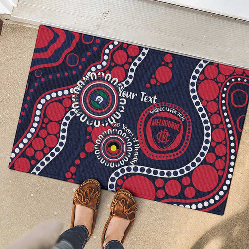 Melbourne NAIDOC Week 2026 Personalised Rubber Doormat 50 Years of Deadly Aboriginal Art