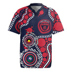 Melbourne NAIDOC Week 2026 Personalised Rugby Jersey 50 Years of Deadly Aboriginal Art