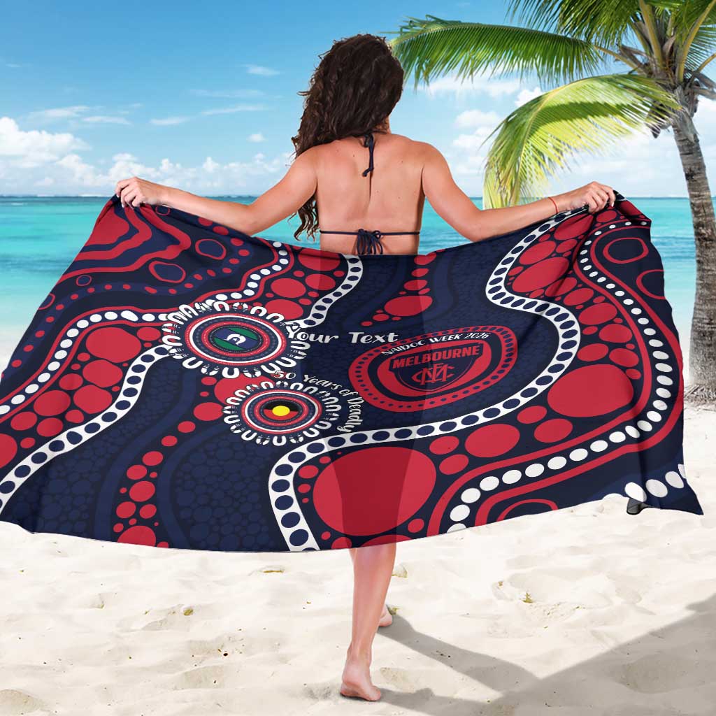 Melbourne NAIDOC Week 2026 Personalised Sarong 50 Years of Deadly Aboriginal Art