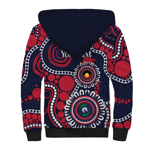Melbourne NAIDOC Week 2026 Personalised Sherpa Hoodie 50 Years of Deadly Aboriginal Art