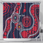 Melbourne NAIDOC Week 2026 Personalised Shower Curtain 50 Years of Deadly Aboriginal Art