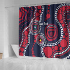 Melbourne NAIDOC Week 2026 Personalised Shower Curtain 50 Years of Deadly Aboriginal Art