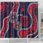 Melbourne NAIDOC Week 2026 Personalised Shower Curtain 50 Years of Deadly Aboriginal Art