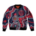 Melbourne NAIDOC Week 2026 Personalised Sleeve Zip Bomber Jacket 50 Years of Deadly Aboriginal Art