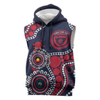 Melbourne NAIDOC Week 2026 Personalised Sleeveless Hoodie 50 Years of Deadly Aboriginal Art