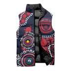 Melbourne NAIDOC Week 2026 Personalised Sleeveless Puffer Jacket 50 Years of Deadly Aboriginal Art