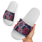 Melbourne NAIDOC Week 2026 Personalised Slide Sandals 50 Years of Deadly Aboriginal Art