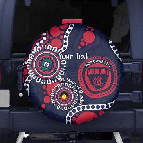 Melbourne NAIDOC Week 2026 Personalised Spare Tire Cover 50 Years of Deadly Aboriginal Art