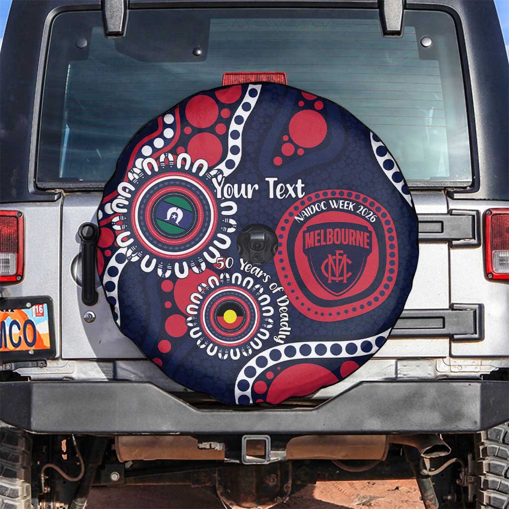 Melbourne NAIDOC Week 2026 Personalised Spare Tire Cover 50 Years of Deadly Aboriginal Art