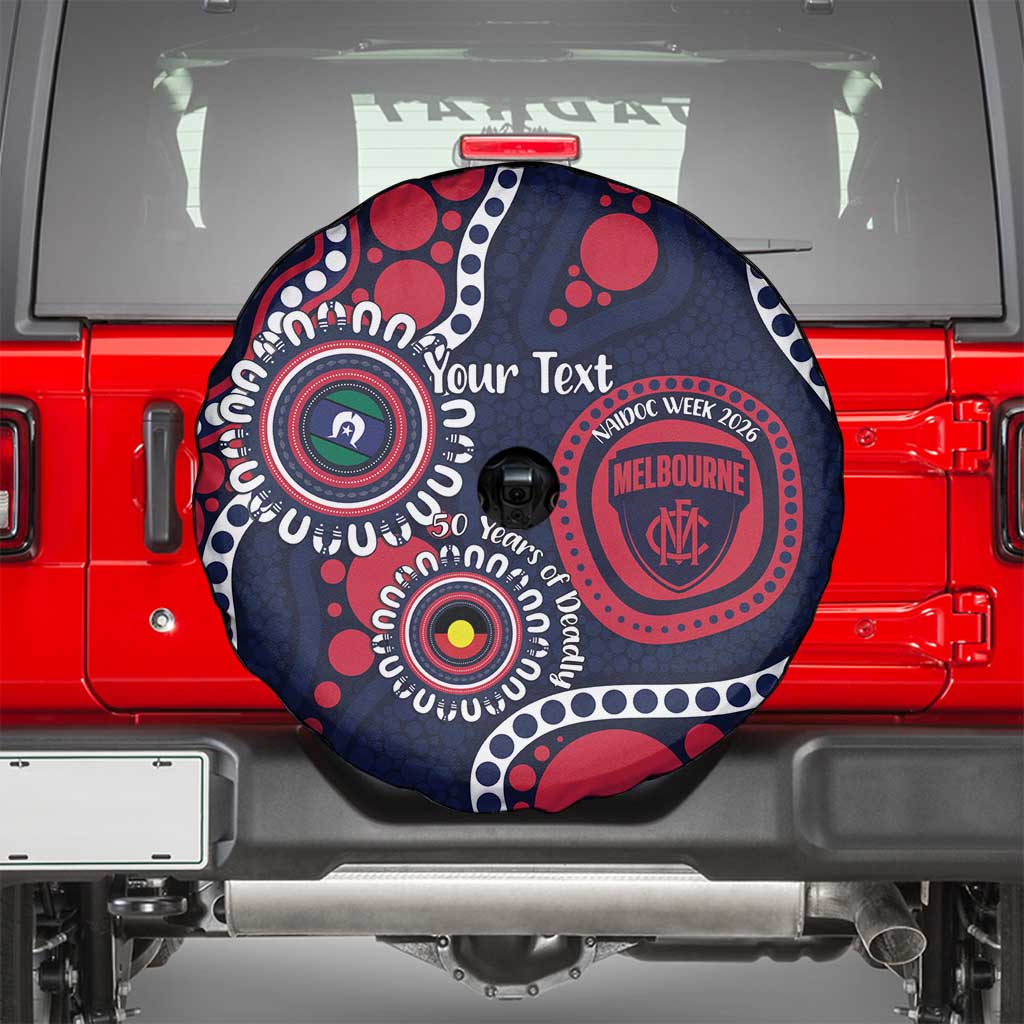 Melbourne NAIDOC Week 2026 Personalised Spare Tire Cover 50 Years of Deadly Aboriginal Art