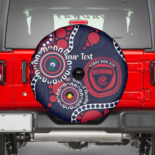Melbourne NAIDOC Week 2026 Personalised Spare Tire Cover 50 Years of Deadly Aboriginal Art