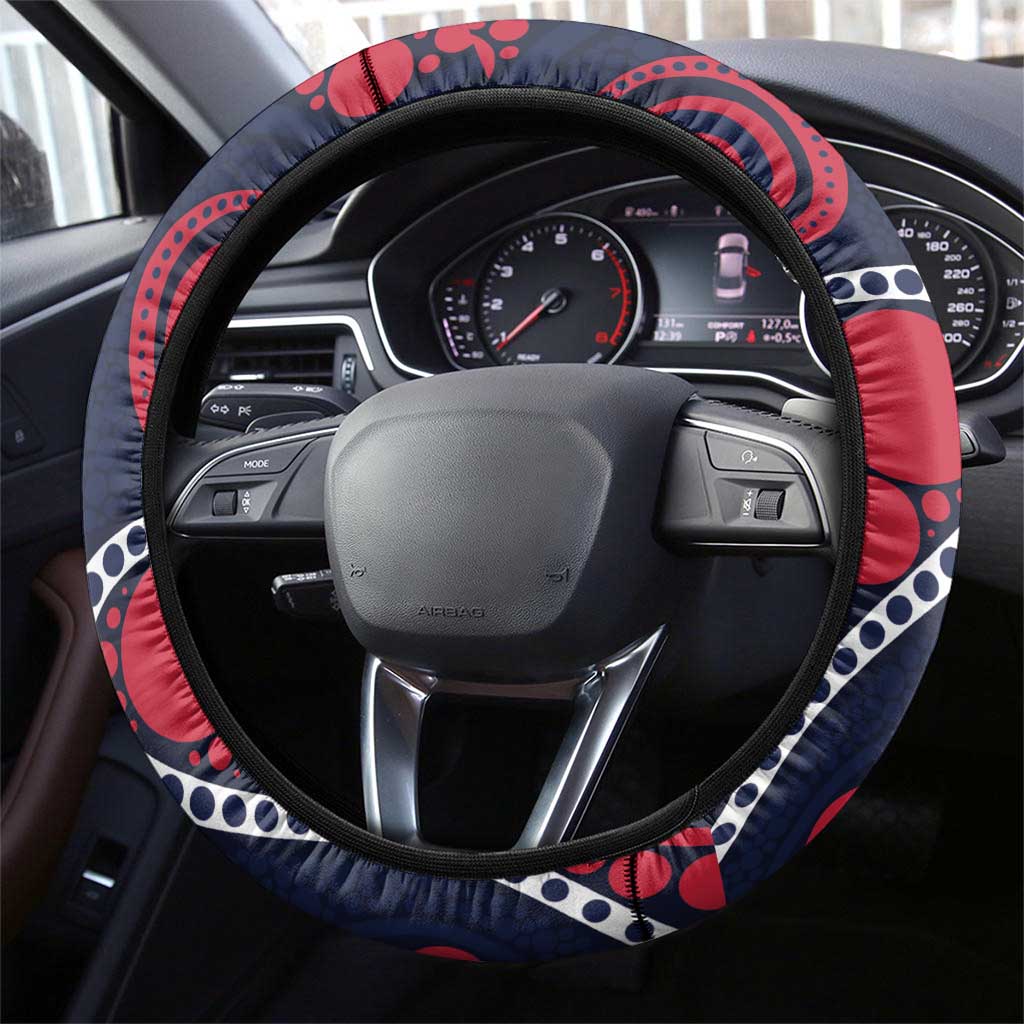 Melbourne NAIDOC Week 2026 Steering Wheel Cover 50 Years of Deadly Aboriginal Art