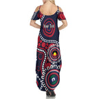 Melbourne NAIDOC Week 2026 Personalised Summer Maxi Dress 50 Years of Deadly Aboriginal Art
