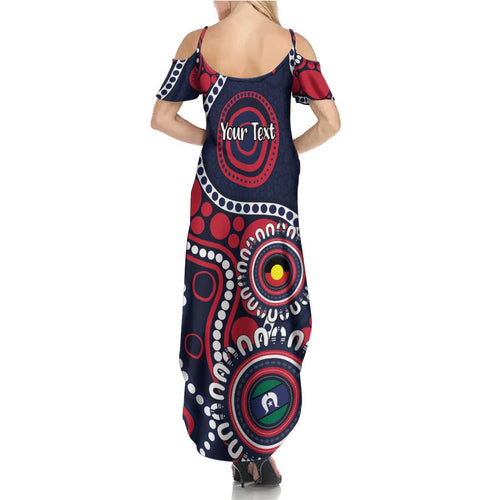 Melbourne NAIDOC Week 2026 Personalised Summer Maxi Dress 50 Years of Deadly Aboriginal Art