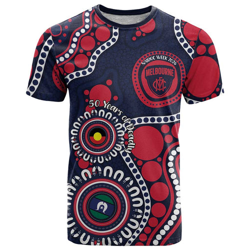 Melbourne NAIDOC Week 2026 Personalised T Shirt 50 Years of Deadly Aboriginal Art