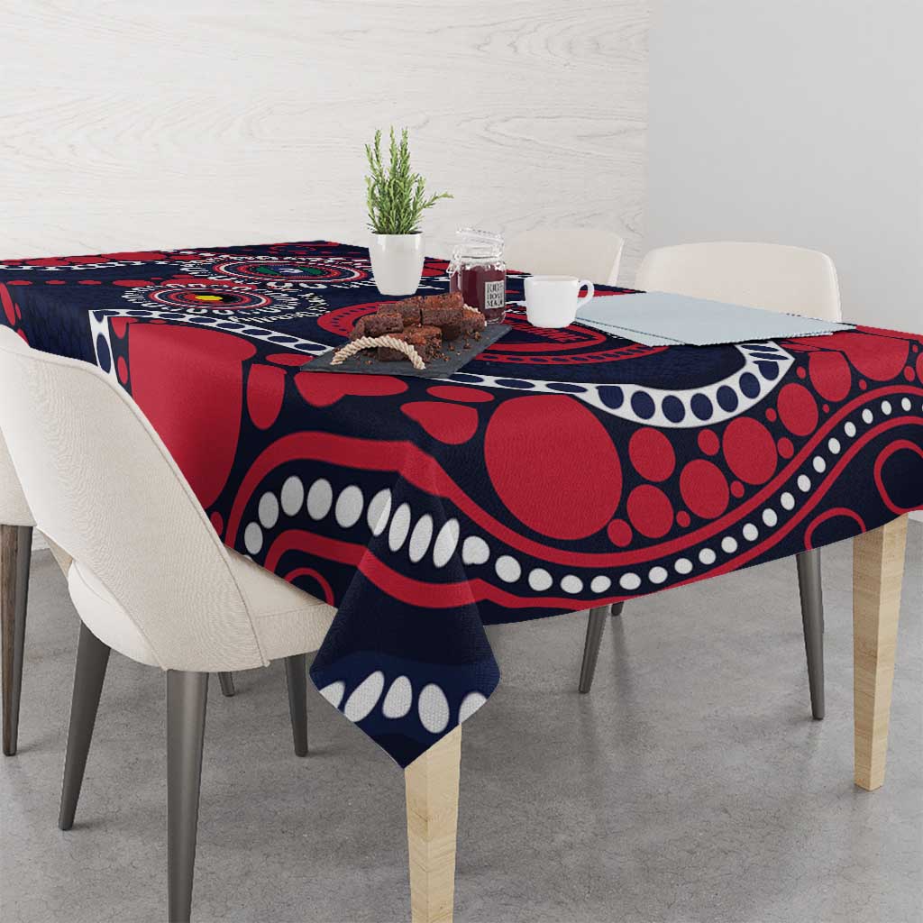 Melbourne NAIDOC Week 2026 Personalised Tablecloth 50 Years of Deadly Aboriginal Art