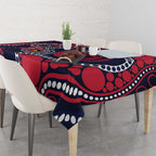 Melbourne NAIDOC Week 2026 Personalised Tablecloth 50 Years of Deadly Aboriginal Art