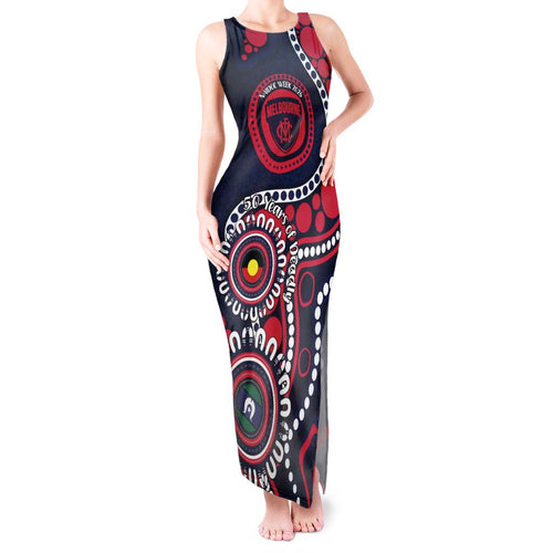 Melbourne NAIDOC Week 2026 Personalised Tank Maxi Dress 50 Years of Deadly Aboriginal Art