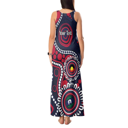 Melbourne NAIDOC Week 2026 Personalised Tank Maxi Dress 50 Years of Deadly Aboriginal Art