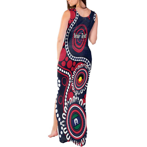 Melbourne NAIDOC Week 2026 Personalised Tank Maxi Dress 50 Years of Deadly Aboriginal Art