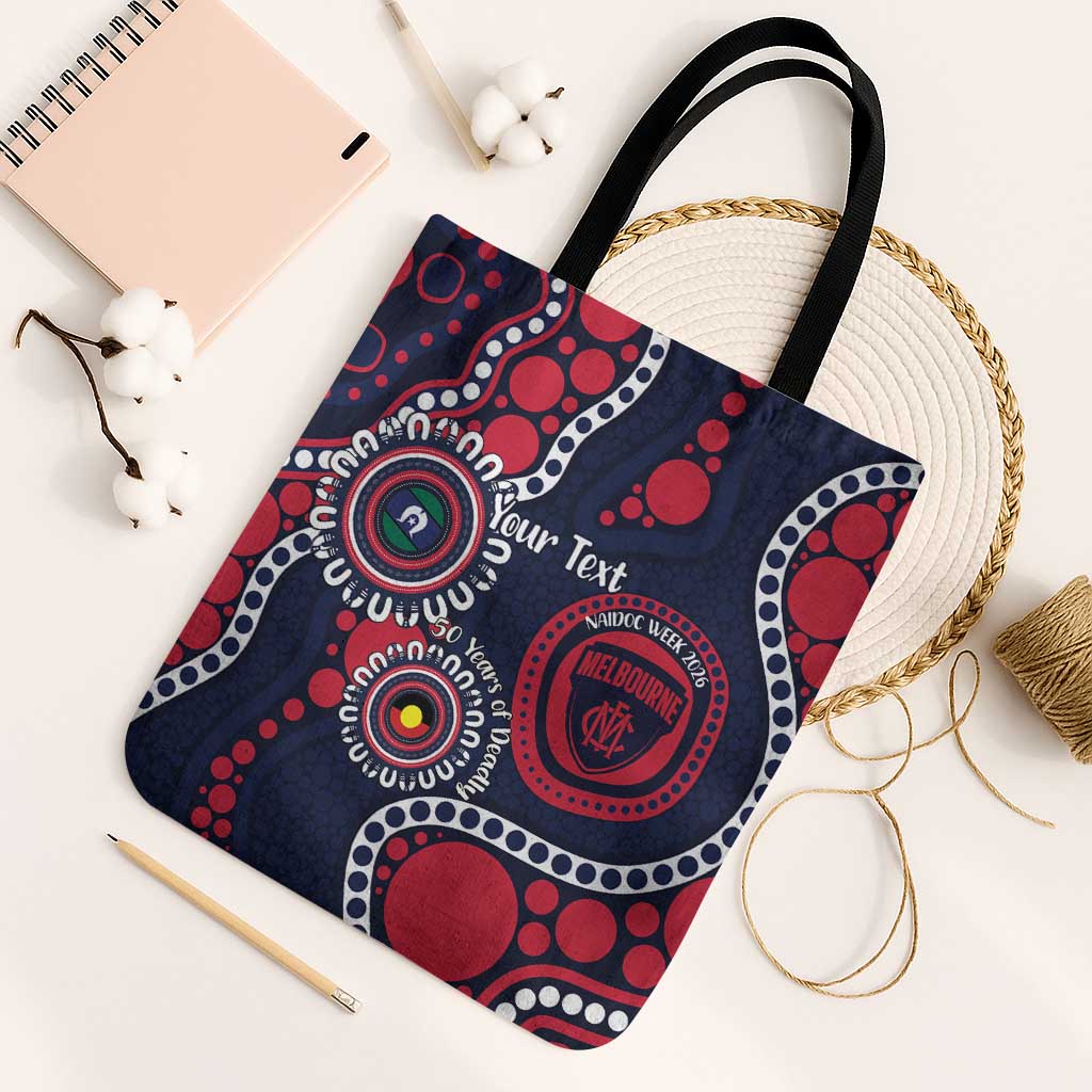 Melbourne NAIDOC Week 2026 Personalised Tote Bag 50 Years of Deadly Aboriginal Art