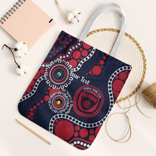 Melbourne NAIDOC Week 2026 Personalised Tote Bag 50 Years of Deadly Aboriginal Art