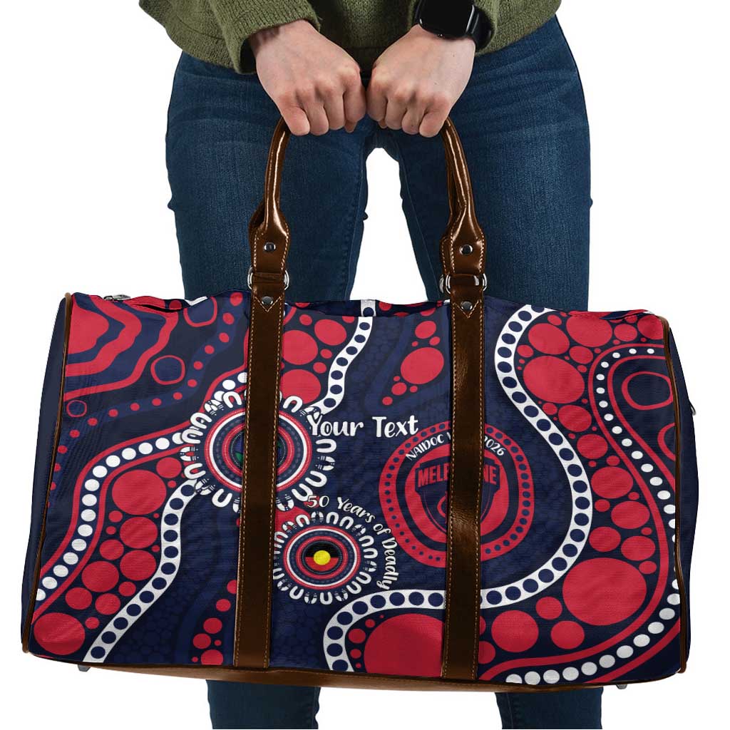 Melbourne NAIDOC Week 2026 Personalised Travel Bag 50 Years of Deadly Aboriginal Art