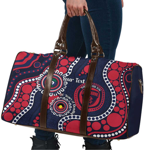 Melbourne NAIDOC Week 2026 Personalised Travel Bag 50 Years of Deadly Aboriginal Art