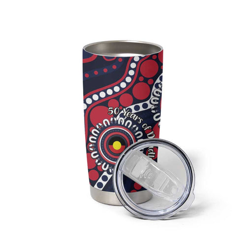 Melbourne NAIDOC Week 2026 Personalised Tumbler Cup 50 Years of Deadly Aboriginal Art