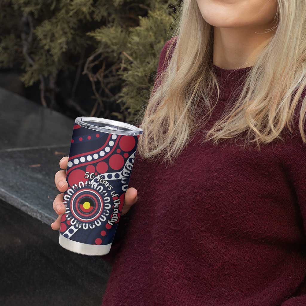 Melbourne NAIDOC Week 2026 Personalised Tumbler Cup 50 Years of Deadly Aboriginal Art