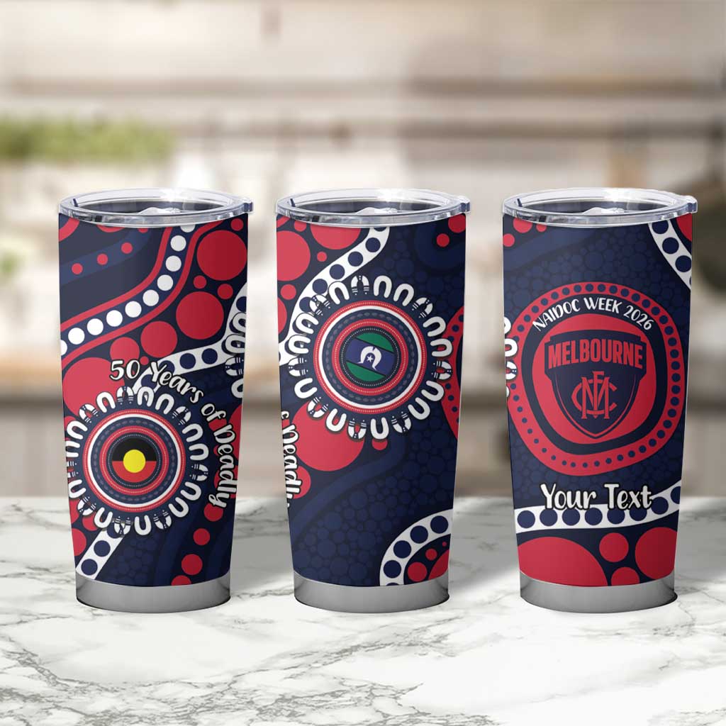 Melbourne NAIDOC Week 2026 Personalised Tumbler Cup 50 Years of Deadly Aboriginal Art