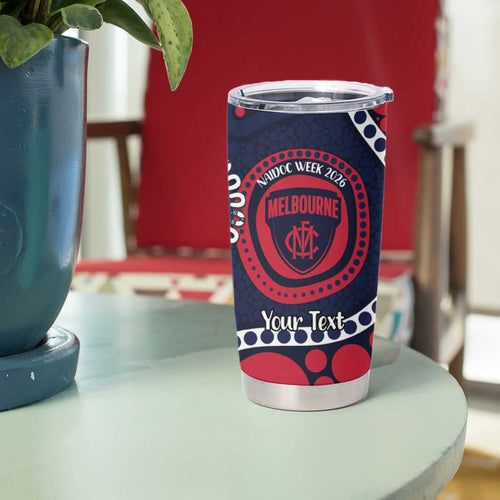 Melbourne NAIDOC Week 2026 Personalised Tumbler Cup 50 Years of Deadly Aboriginal Art