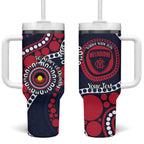 Melbourne NAIDOC Week 2026 Personalised Tumbler With Handle 50 Years of Deadly Aboriginal Art