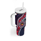 Melbourne NAIDOC Week 2026 Personalised Tumbler With Handle 50 Years of Deadly Aboriginal Art