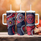 Melbourne NAIDOC Week 2026 Personalised Tumbler With Handle 50 Years of Deadly Aboriginal Art