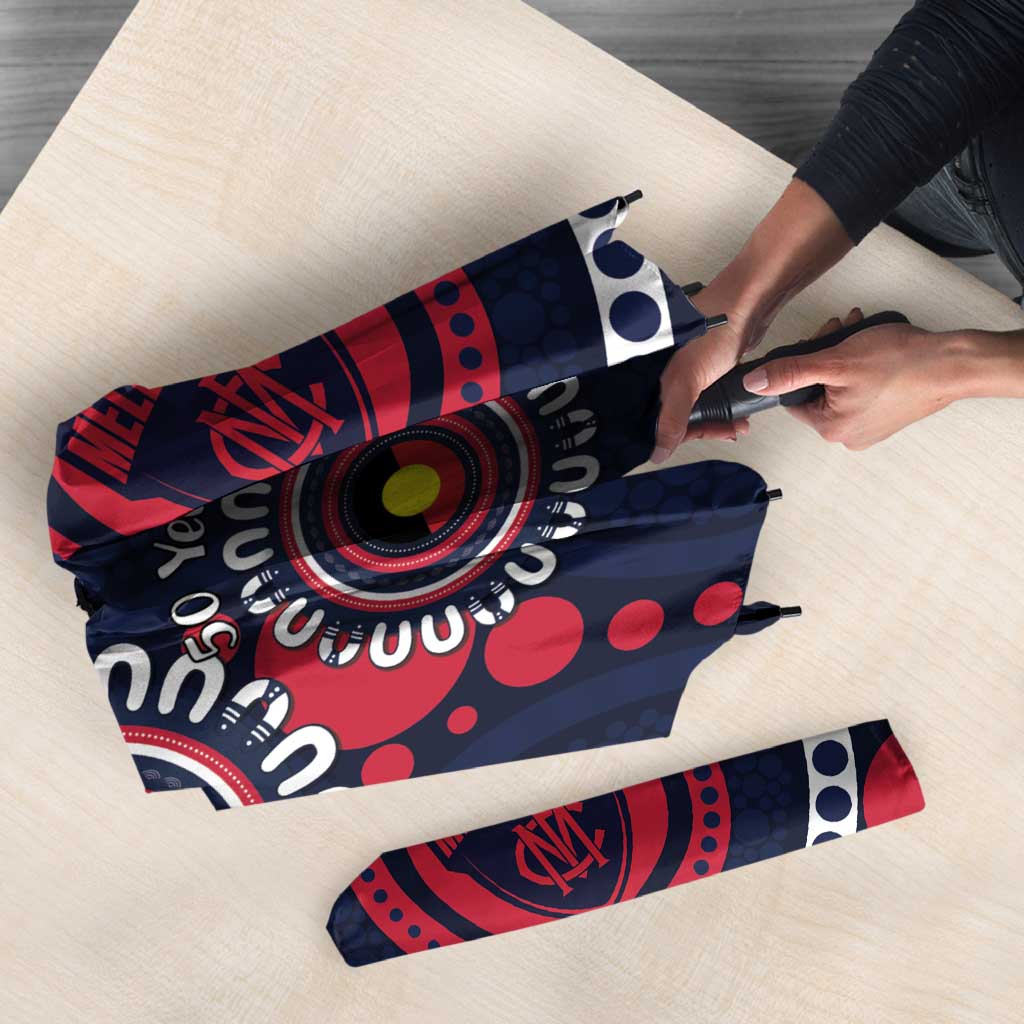 Melbourne NAIDOC Week 2026 Personalised Umbrella 50 Years of Deadly Aboriginal Art