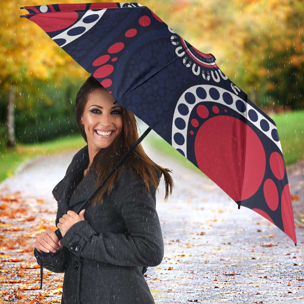 Melbourne NAIDOC Week 2026 Personalised Umbrella 50 Years of Deadly Aboriginal Art