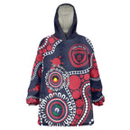 Melbourne NAIDOC Week 2026 Personalised Wearable Blanket Hoodie 50 Years of Deadly Aboriginal Art