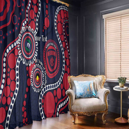 Melbourne NAIDOC Week 2026 Personalised Window Curtain 50 Years of Deadly Aboriginal Art