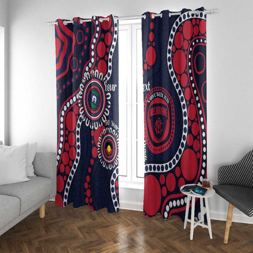 Melbourne NAIDOC Week 2026 Personalised Window Curtain 50 Years of Deadly Aboriginal Art