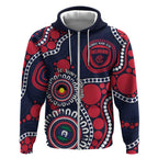 Melbourne NAIDOC Week 2026 Personalised Zip Hoodie 50 Years of Deadly Aboriginal Art