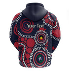 Melbourne NAIDOC Week 2026 Personalised Zip Hoodie 50 Years of Deadly Aboriginal Art