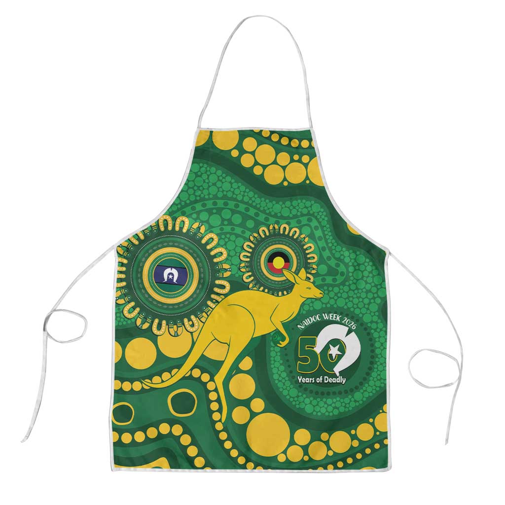 Bowls Australia NAIDOC Week 2026 Apron 50 Years Deadly Kangaroo Indigenous Art