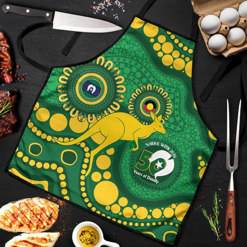 Bowls Australia NAIDOC Week 2026 Apron 50 Years Deadly Kangaroo Indigenous Art