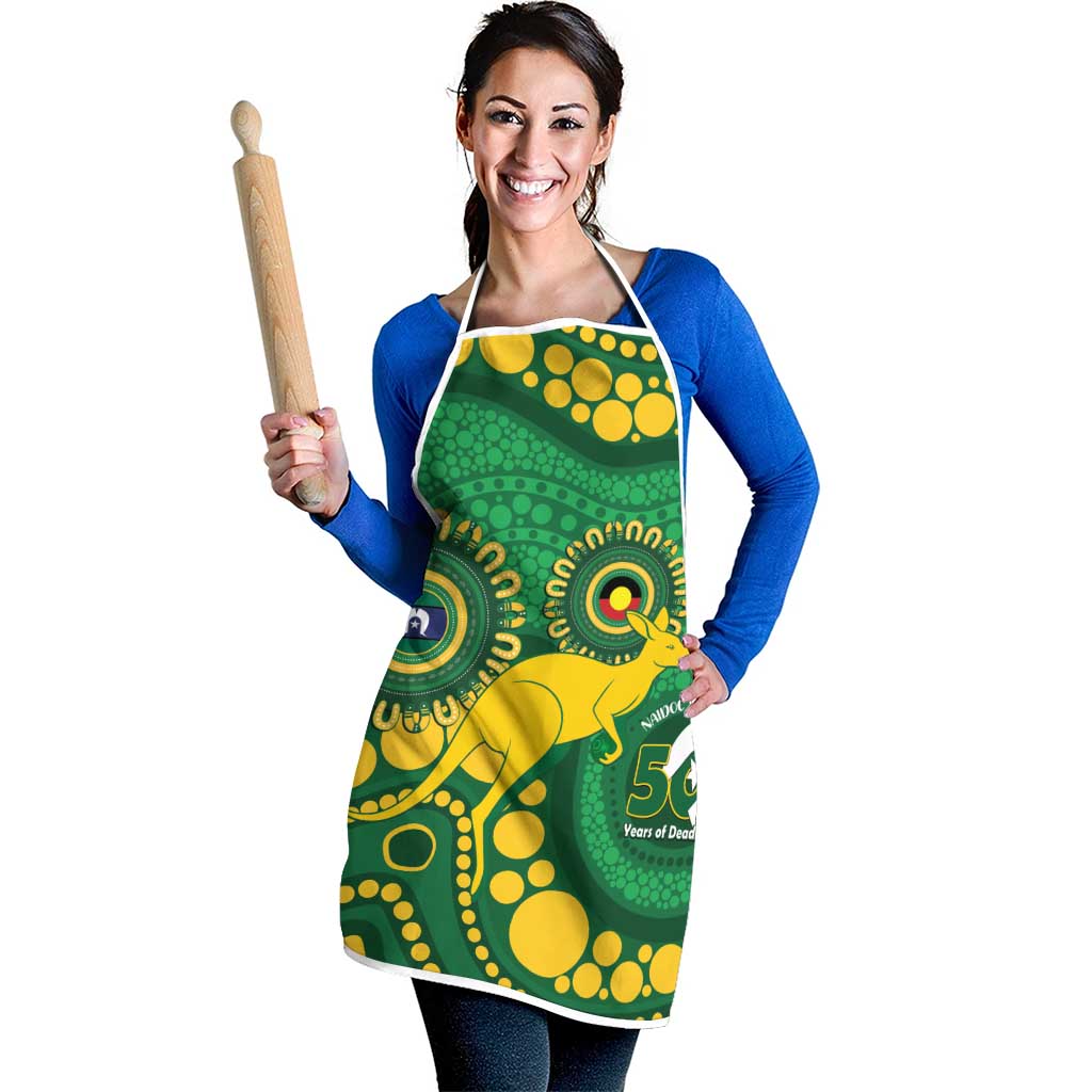 Bowls Australia NAIDOC Week 2026 Apron 50 Years Deadly Kangaroo Indigenous Art
