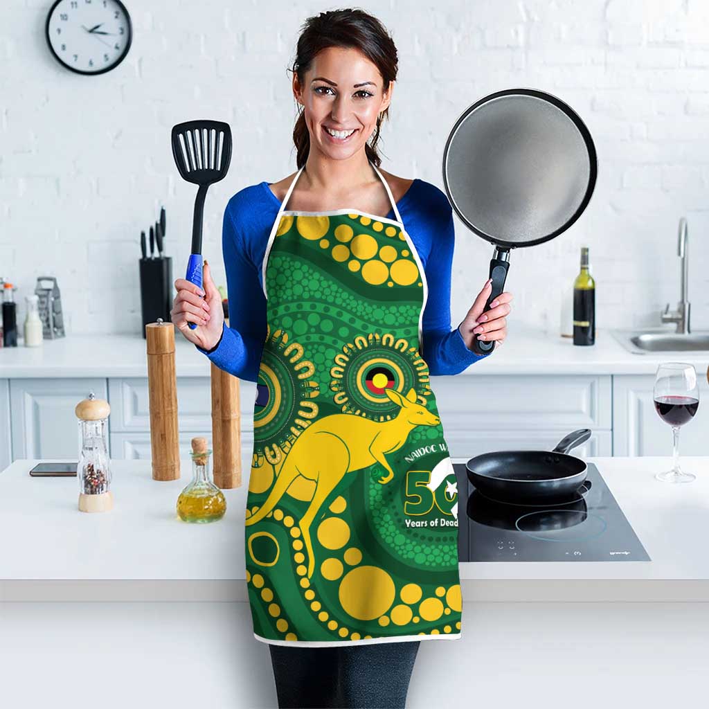 Bowls Australia NAIDOC Week 2026 Apron 50 Years Deadly Kangaroo Indigenous Art
