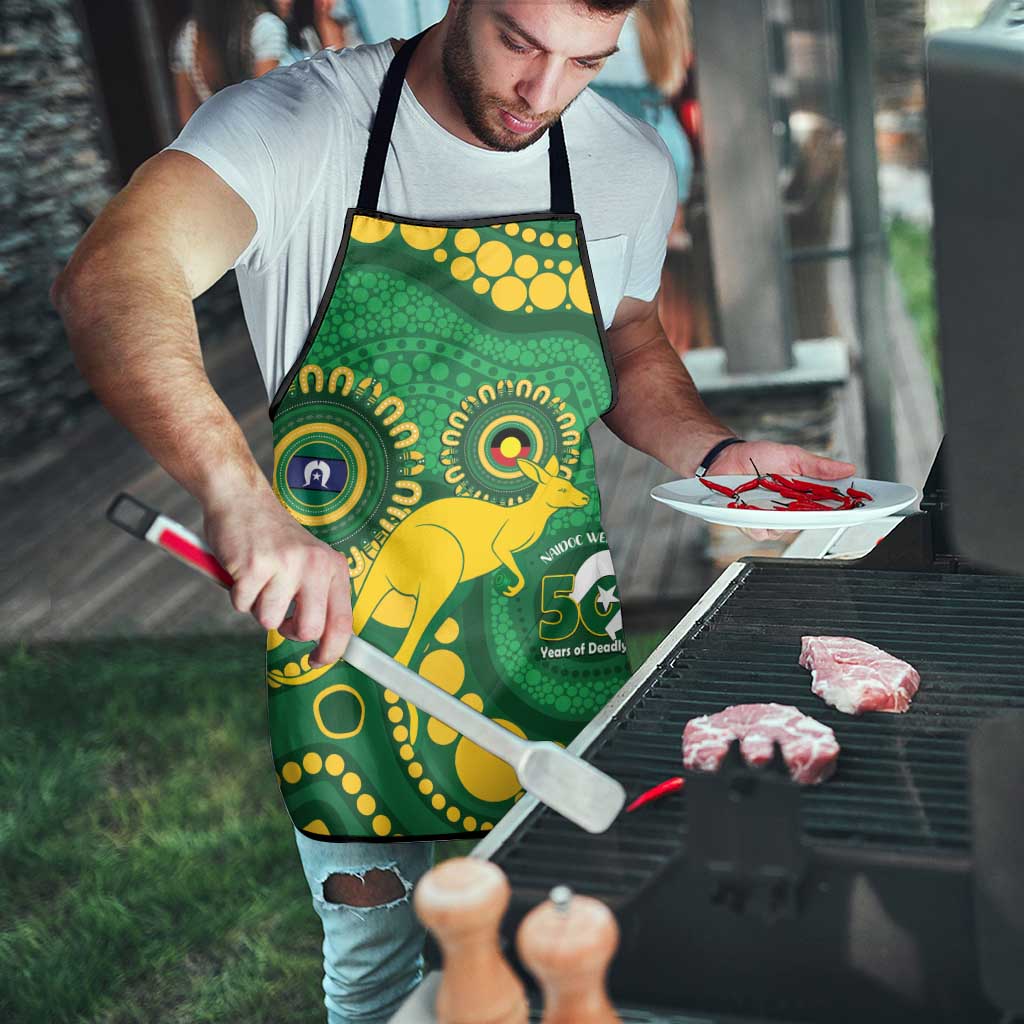 Bowls Australia NAIDOC Week 2026 Apron 50 Years Deadly Kangaroo Indigenous Art