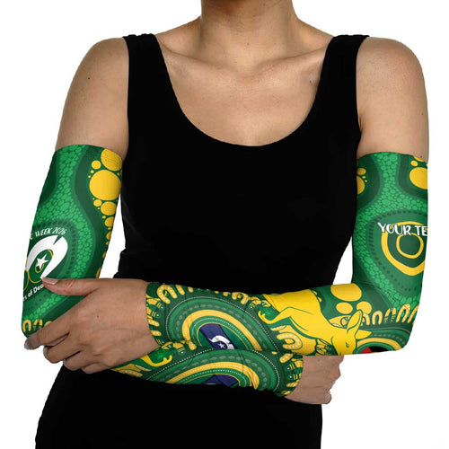 Bowls Australia NAIDOC Week 2026 Personalised Arm Sleeves 50 Years Deadly Kangaroo Indigenous Art