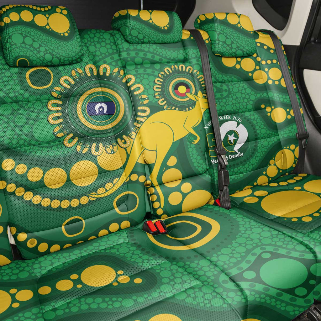 Bowls Australia NAIDOC Week 2026 Back Car Seat Cover 50 Years Deadly Kangaroo Indigenous Art